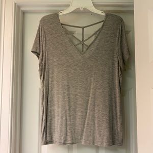 Gray t shirt, anything but basic